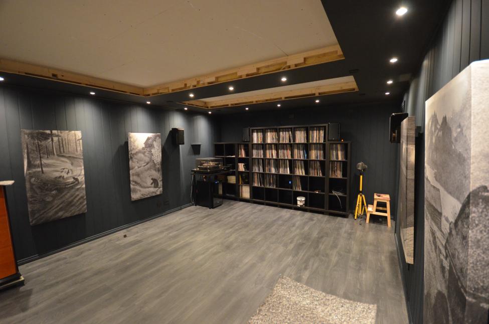 Our Little Garage Theater Avs Forum Home Discussions And The Building Is Controlled By Hdl Smart Bus Which Controls Heating Lighting And Eventually Masking Of Screen In Theater Room