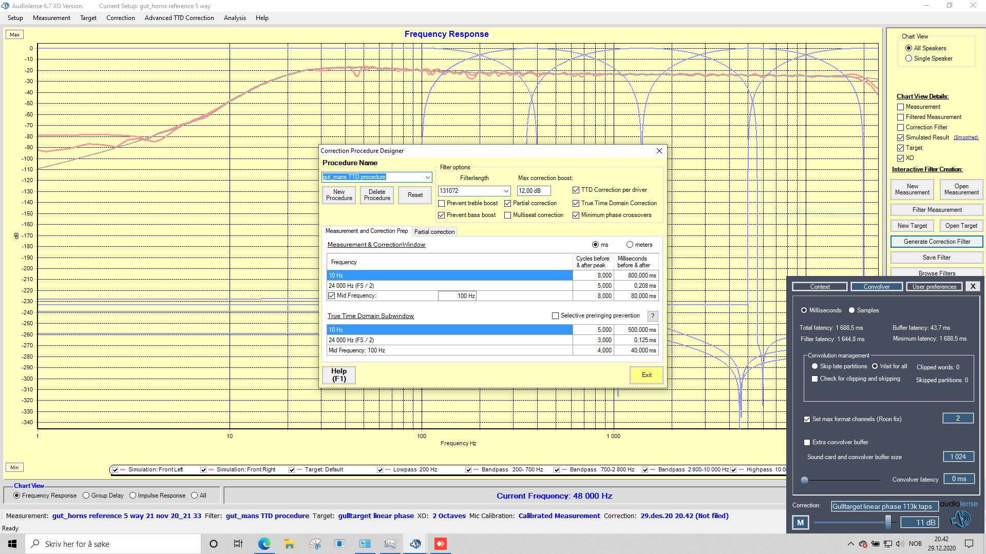 gutman TTD filter linear phase 113k taps.JPG