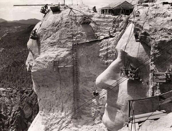 Mt. Rushmore under construction  1939.jpg