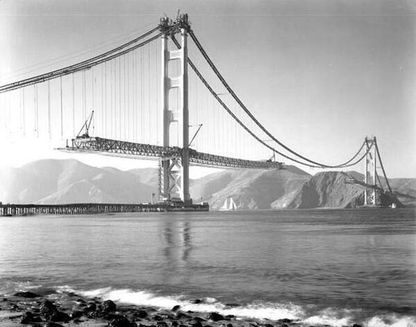 The construction of the Golden Gate bridge in San Francisco  1937.jpg