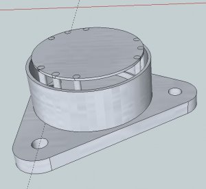 amp base with toroid cage and part of outer tube snipped.JPG