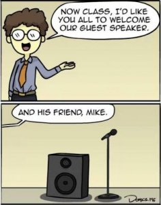 Guest Speaker and his friend Mike.jpg