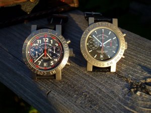 Poljot Sturmanskie SS-18, 1993. Sturmanskie Volmax SS-20, 2007.jpg